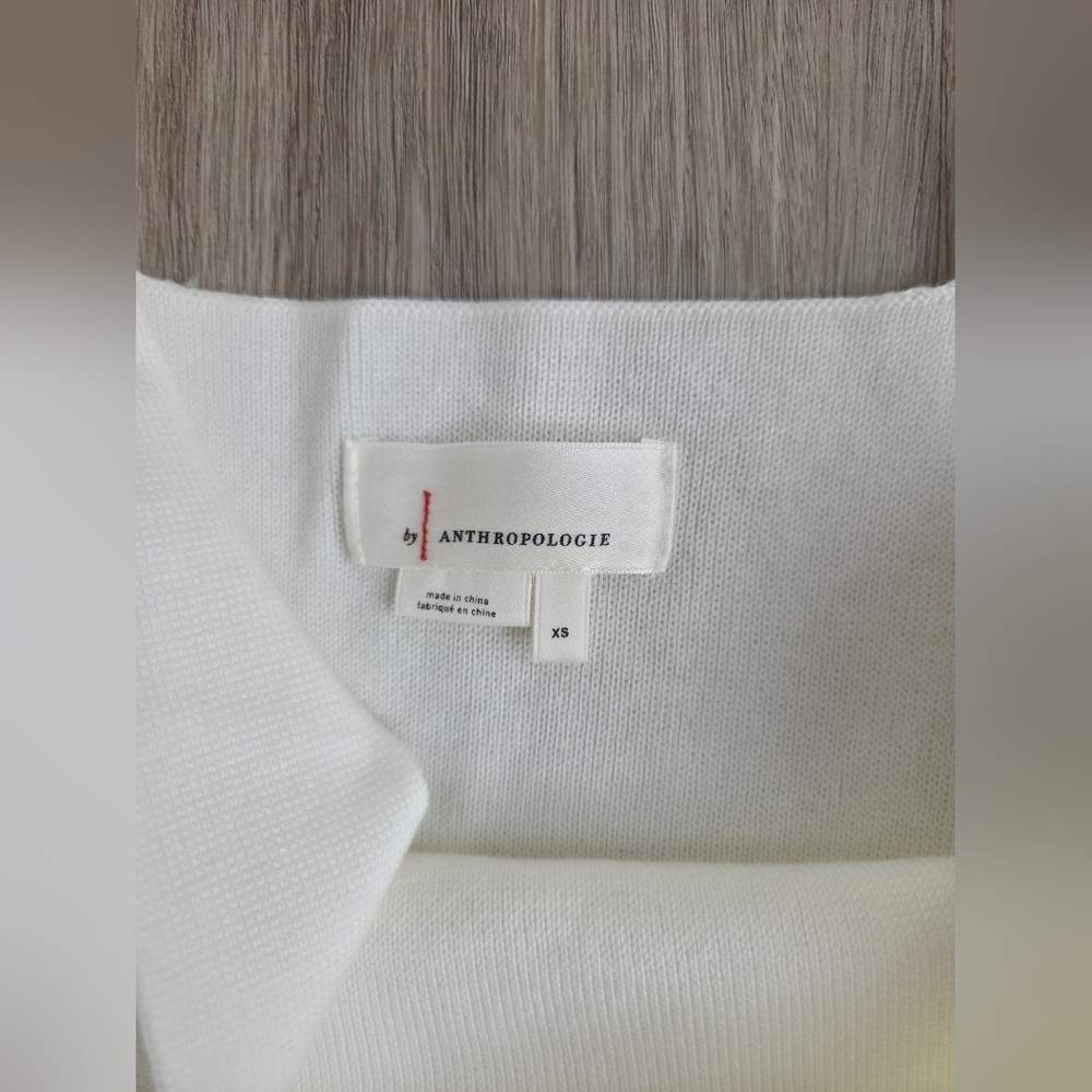 Anthropologie White Crop Top - Picture 4 of 4